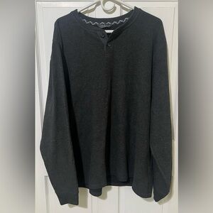 ALPINE DESIGN  Dark Gray Button-Up Sweater
EUC XXL